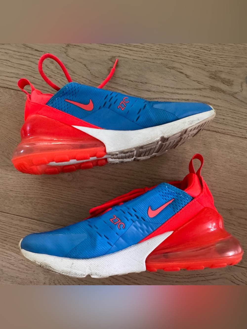 Nike Air Max 270 Hyper Royal Bright Crimson size W7